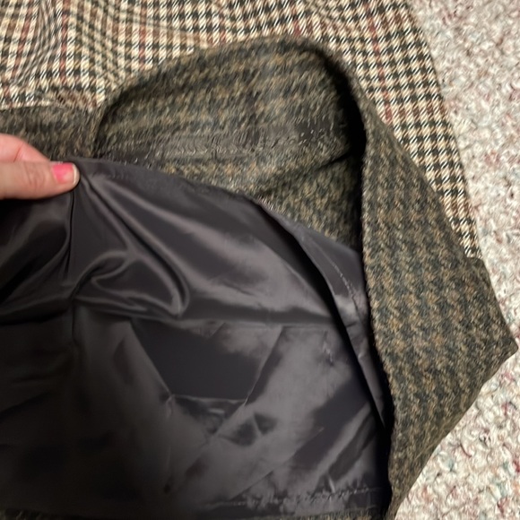 J crew 100% lambswool mini skirt with mixed tweeds - Picture 4 of 10